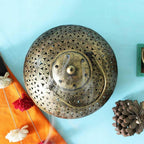 Antique Wall Decor Dhoop Dani - Incense Holder with Iron Art Hanger (Degchi)