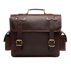 TharLion Vintage Pure Leather Motorcycle Saddlebag – Handcrafted Heritage on Every Ride