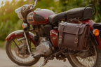 TharLion Vintage Pure Leather Motorcycle Saddlebag – Handcrafted Heritage on Every Ride