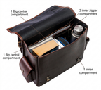 TharLion Vintage Pure Leather Motorcycle Saddlebag – Handcrafted Heritage on Every Ride